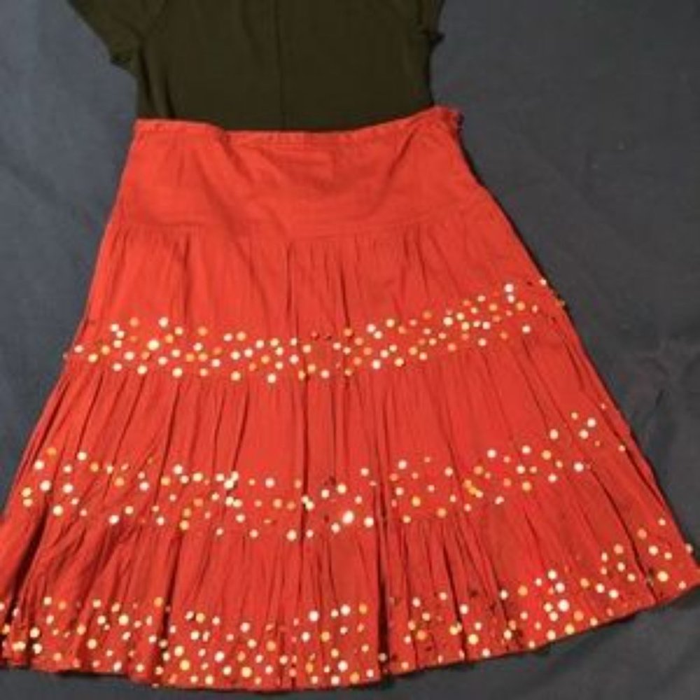 Rust Red Skirt - Picture 2 of 4